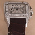 Cartier Santos 100  XL chronograaf W20.090.X8