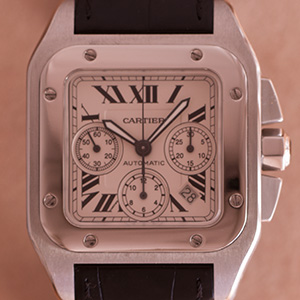 Cartier Santos 100 XL chronograph