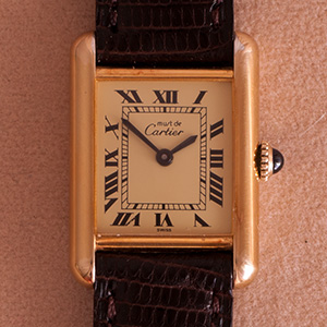 Cartier Tank Vermeil