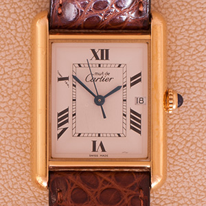 Cartier Tank Vermeil 2413