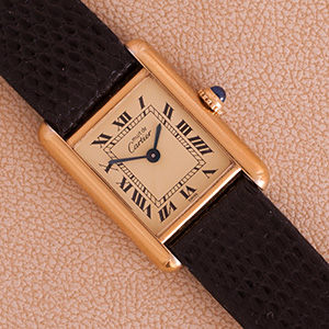Cartier Tank Vermeil