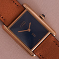 Cartier Tank vermeil GM Lapis