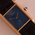 Cartier Tank vermeil GM Lapis
