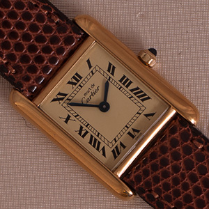Cartier Tank Vermeil PM