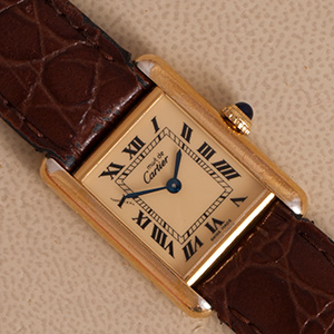 Cartier Tank Vermeil PM