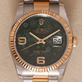 Rolex Datejust 36 Green Floral Dial 