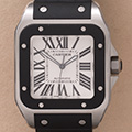 Cartier Santos 100 GM rubber 