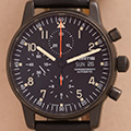 Fortis Pilot professional chronograph Black 