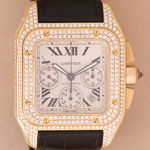 Cartier Santos 100 XL Chronograaf 
