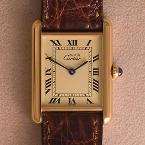 Cartier Tank Vermeil GM 