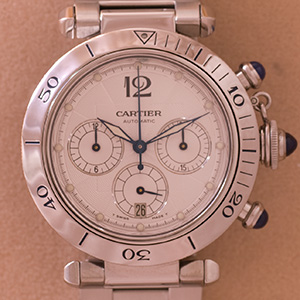 Cartier Pasha 38mm Chronograaf Automaat 