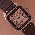 Cartier Santos 100 GM Rubber 