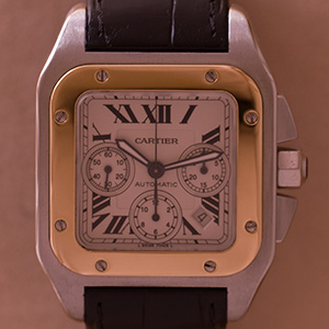 Cartier Santos 100 XL Chronograaf 