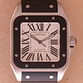 Cartier Santos 100 GM Rubber 