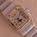 Cartier Santos Moonface Date 