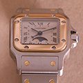 Cartier Santos Moonface Date 