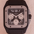 Cartier Santos 100 Chronograph Black Carbon 