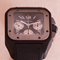 Cartier Santos 100 Chronograph Black Carbon 