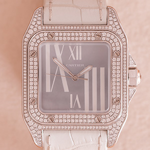 Cartier Santos 100 Medium diamond 