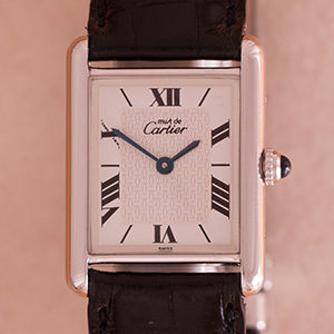 Cartier Tank Vermeil GM 