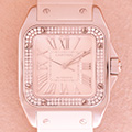 Cartier Santos 100 Medium diamond 