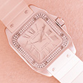 Cartier Santos 100 Medium diamond 