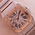 Cartier Santos 100 GM Goud Staal 