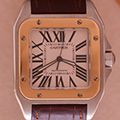 Cartier Santos 100 GM Goud Staal 