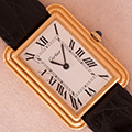 Cartier Tank vintage watch with stepped bezel 