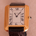 Cartier Tank vintage watch with stepped bezel 