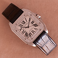 Cartier Santos 100 Medium Model Diamonds 