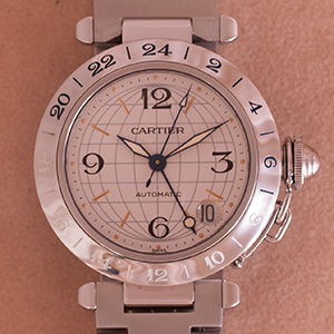 Cartier Pasha C GMT Globe 