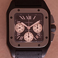 Cartier Santos 100 Chronograph Black Carbon 