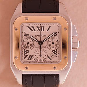 Cartier Santos 100 XL chronograaf 