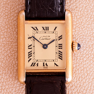 Cartier Tank Vermeil 