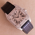 Cartier Santos 100 Medium Model Diamond 