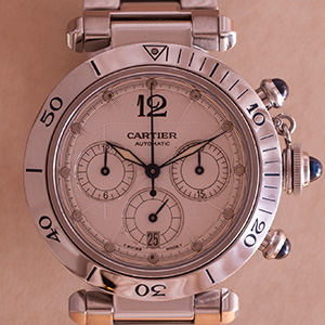 Cartier Pasha 38mm Chronograph 