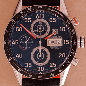 Tag Heuer Carrera Chronograph Day-Date orange 