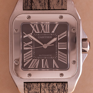 Cartier Santos 100 Gun Edition 