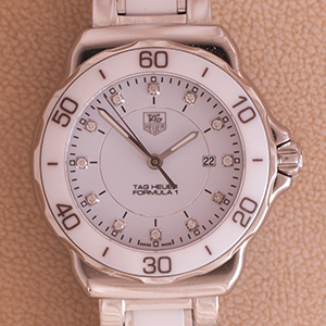 Tag Heuer Formula 1 ladies White Ceramic 