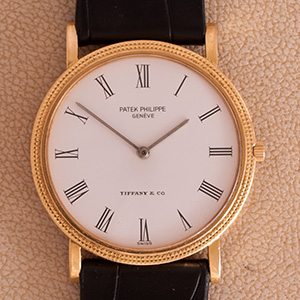 Patek Philippe Calatrava Double name Tiffany 