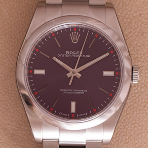 Rolex Oyster Perpetual 39mm Red Grape 