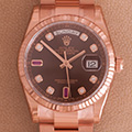Rolex Day-Date Rosegold Chocolate dial 