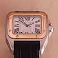 Cartier Santos 100 GM Goud Staal 