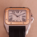 Cartier Santos 100 GM Goud Staal 