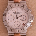 Bulgari Diagono Chronograph MOP diamonds Dial 