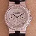 Bulgari Diagono Chronograph MOP diamonds 