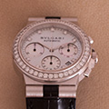 Bulgari Diagono Chronograph MOP diamonds 