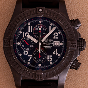 Breitling Super Avenger Black Steel Limited Ed. 