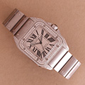 Cartier 2656 Santos 100 GM Diamonds 